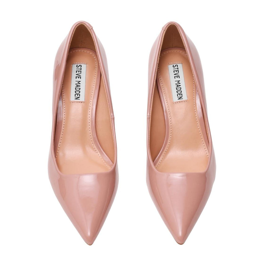 Brynnn Nude Patent Tacones Rosas Para Mujer