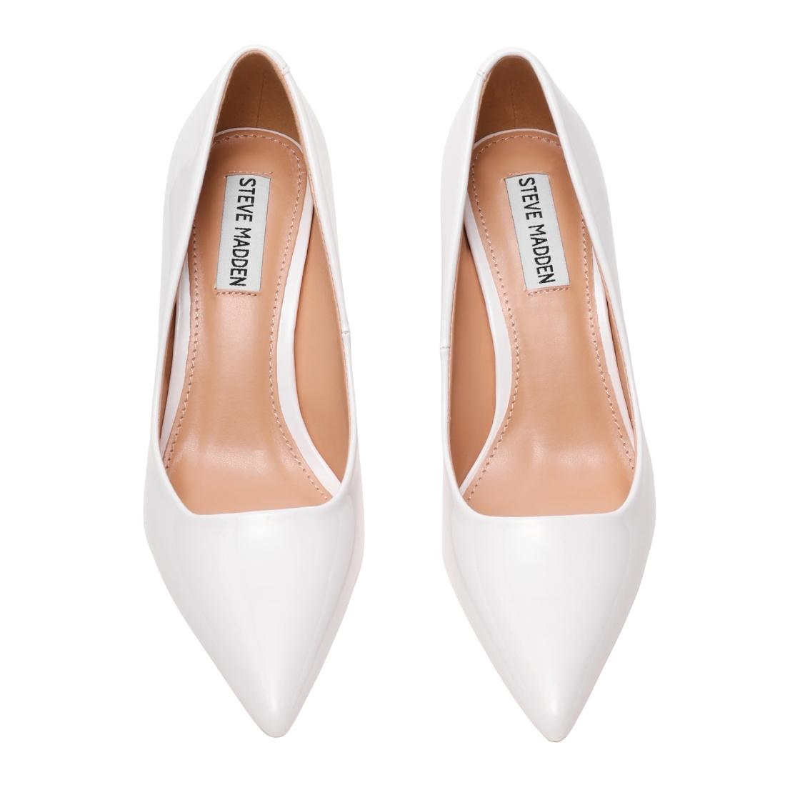 Brynnn White Patent Tacones Blancos Para Mujer