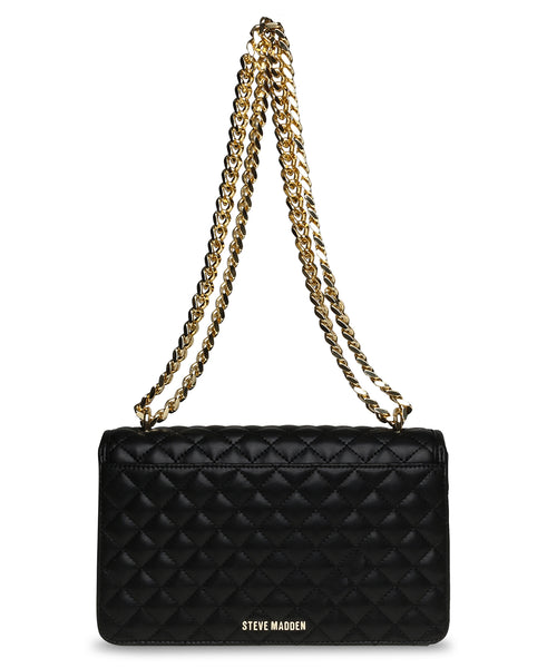 Bsenza Black Gold Bolsa Negra para Mujer