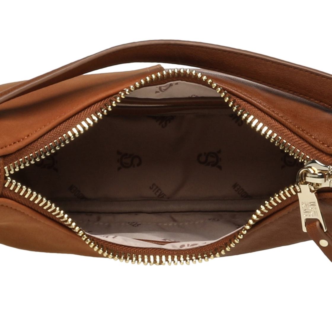 Bshi Cognac Gold Bolsa Cafe con Dorado para Mujer