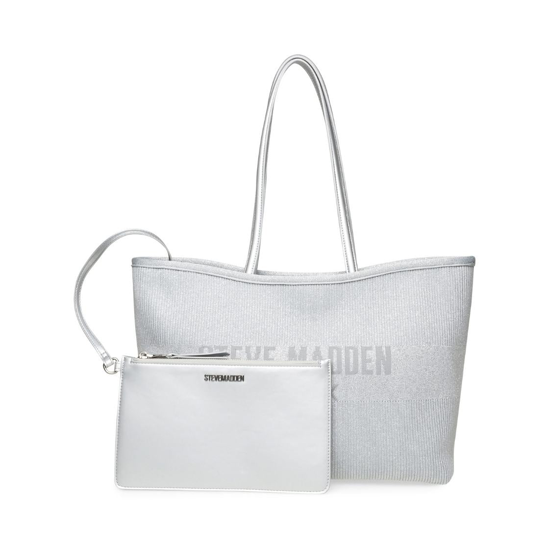 Bsoto Silver Bolsa Plateada para Mujer