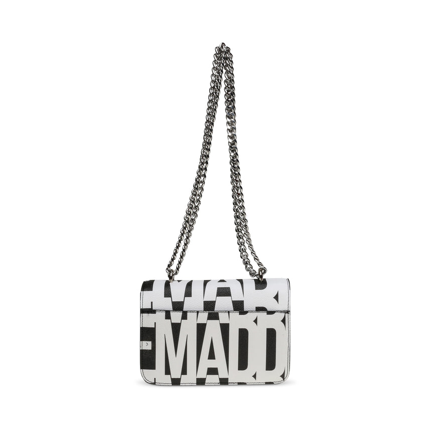 Bspell Black Bolsa Blanco con Negro para Mujer