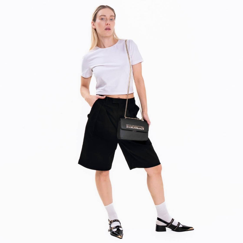 Bstakes2 Black Gold Crossbody Negra