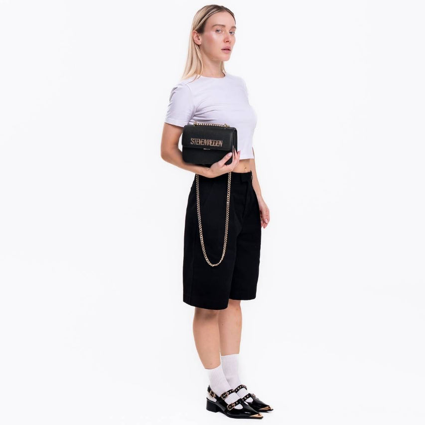 Bstakes2 Black Gold Bolsa Crossbody Negra