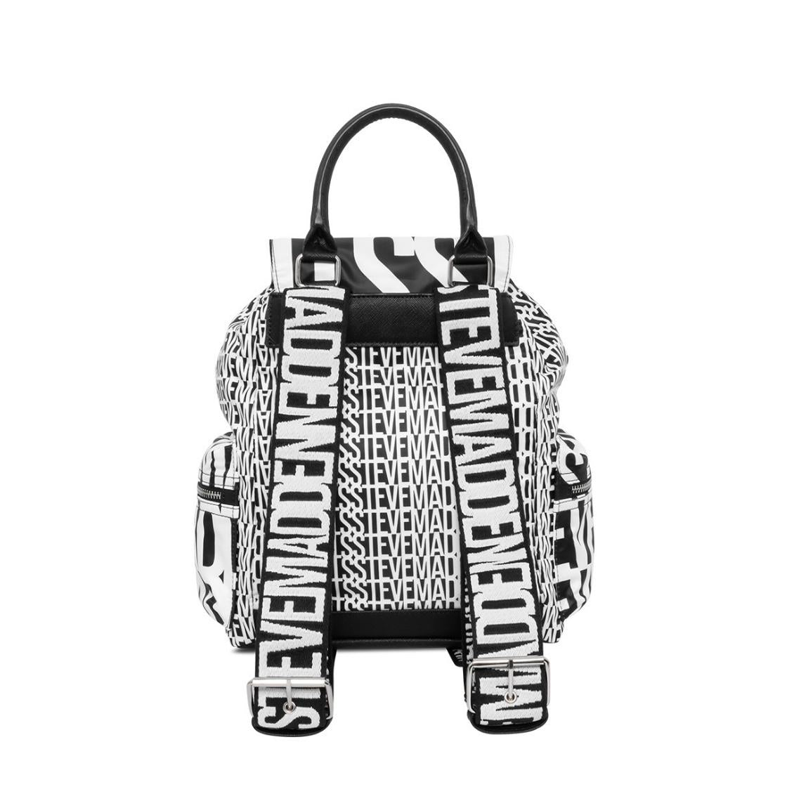 Bstigma Black Mochila Blanco y Negro Para Mujer