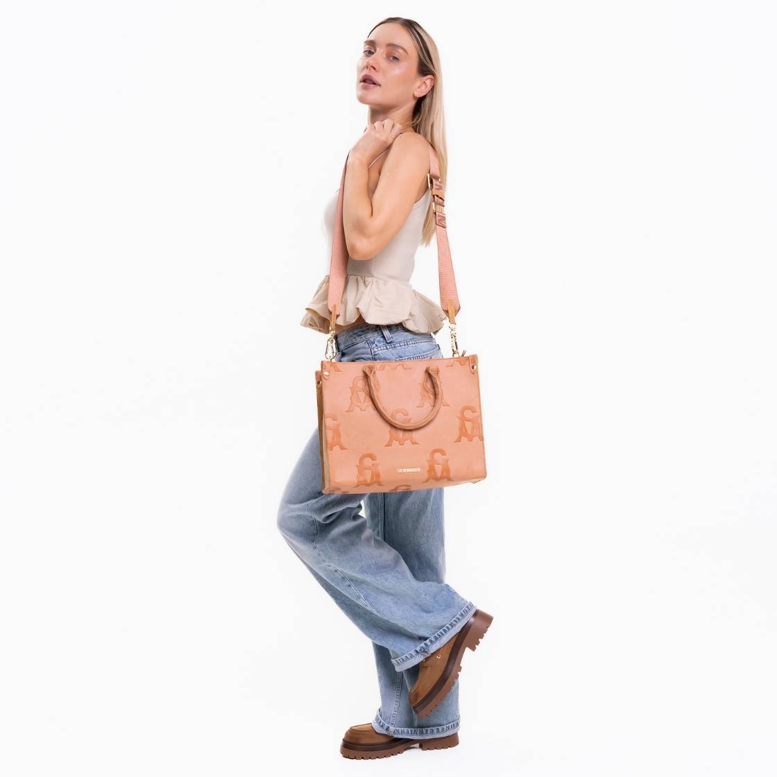 Bstilo X Blush Multi Bolsa Tote Café para Mujer