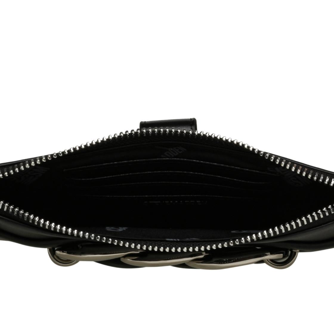 Btae Black Cartera Negra Para Mujer con Cierre