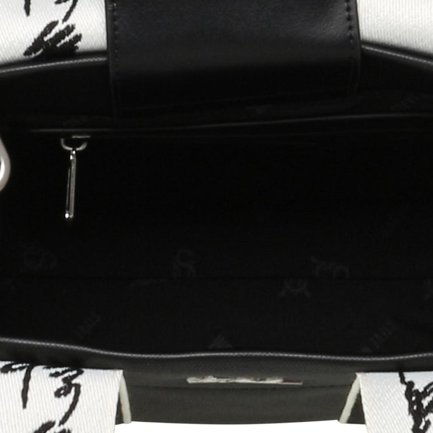 Btidal Black Bolso Tote Negro Para Mujer con Imán