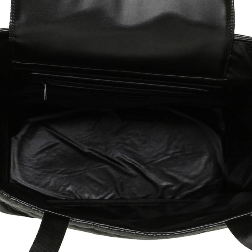 Btonic Black Black Tote Acolchada