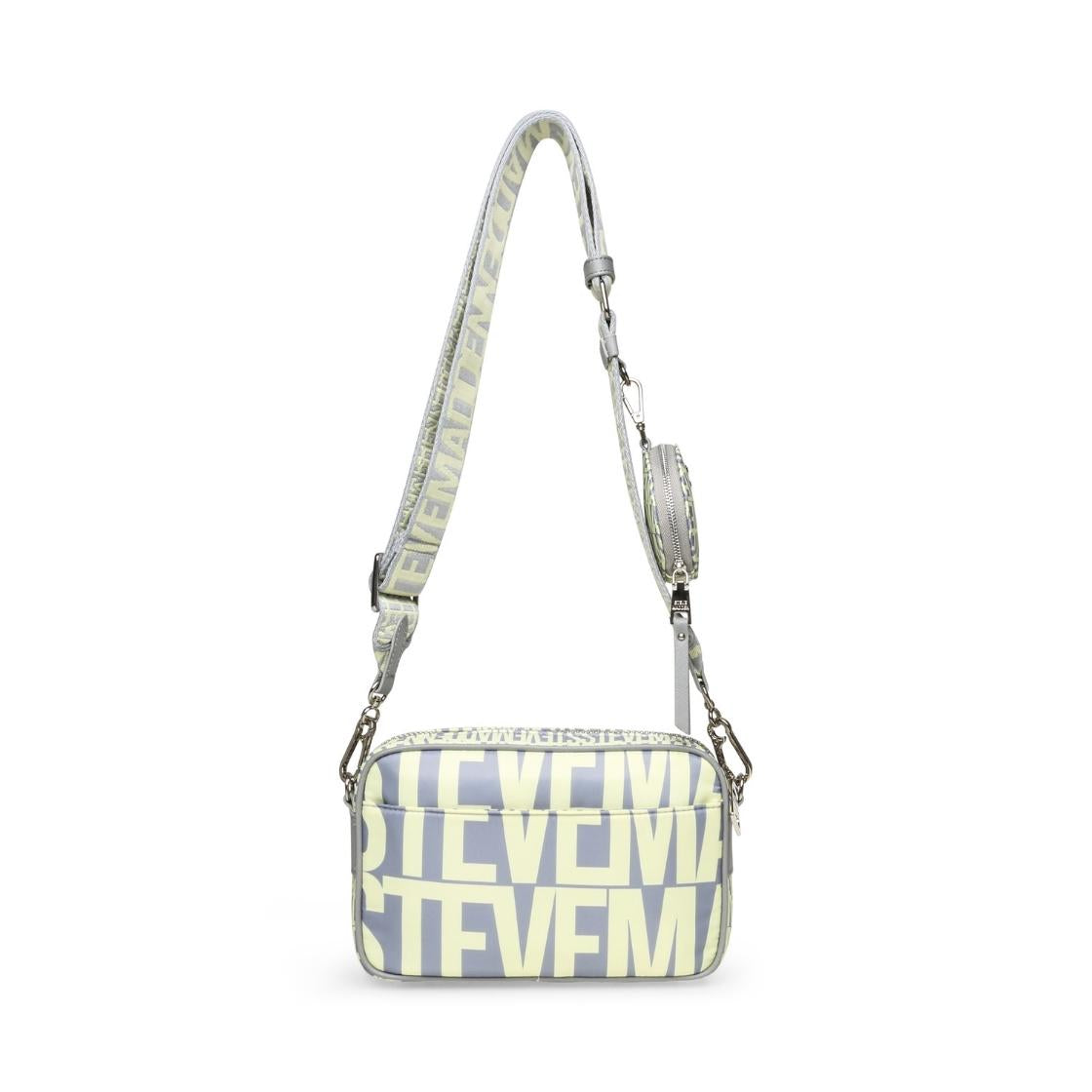 Bvades Yellow Bolsa Crossbody con Letras Amarillas Para Mujer