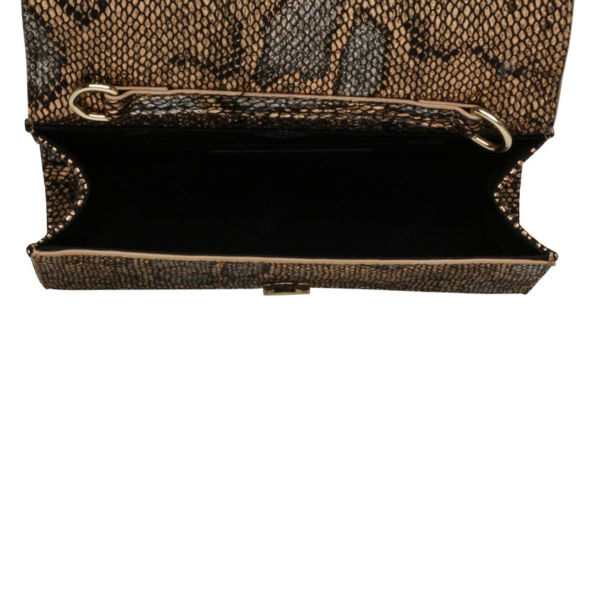 Bvespera Gold Bolso Clutch Dorado Para Mujer Brilloso