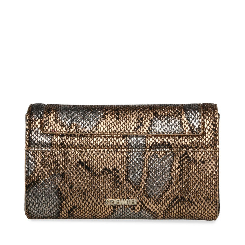 Bvespera Gold Bolso Clutch Dorado Para Mujer