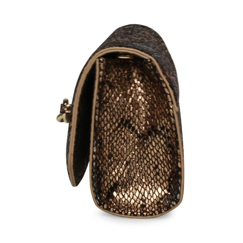 Bvespera Gold  Bolso Clutch Para Mujer