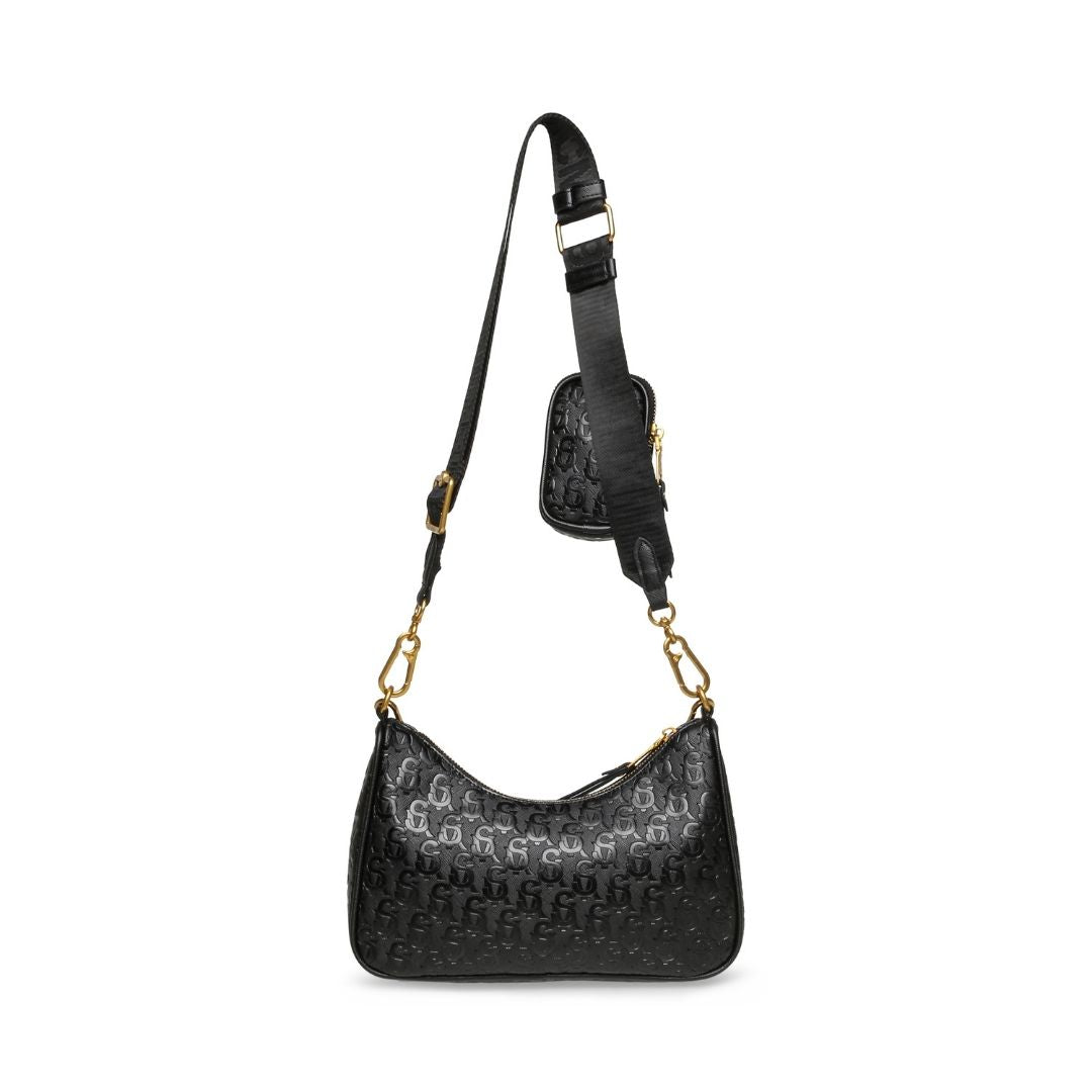 Bvice E Black Gold Bolsa Negra para Mujer