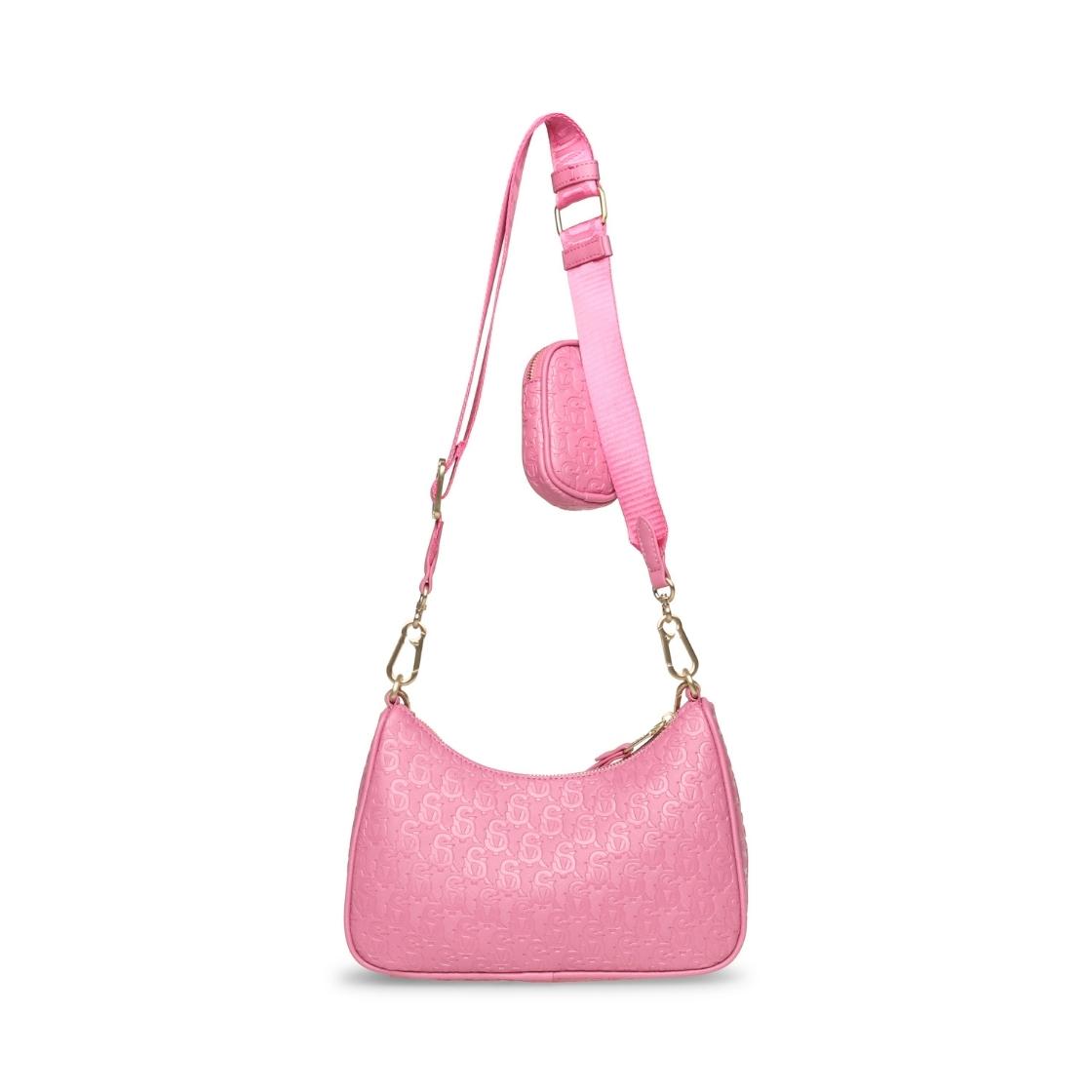 Bvice-E Pink Bolsa Crossbody Rosa Para Mujer con Cierre
