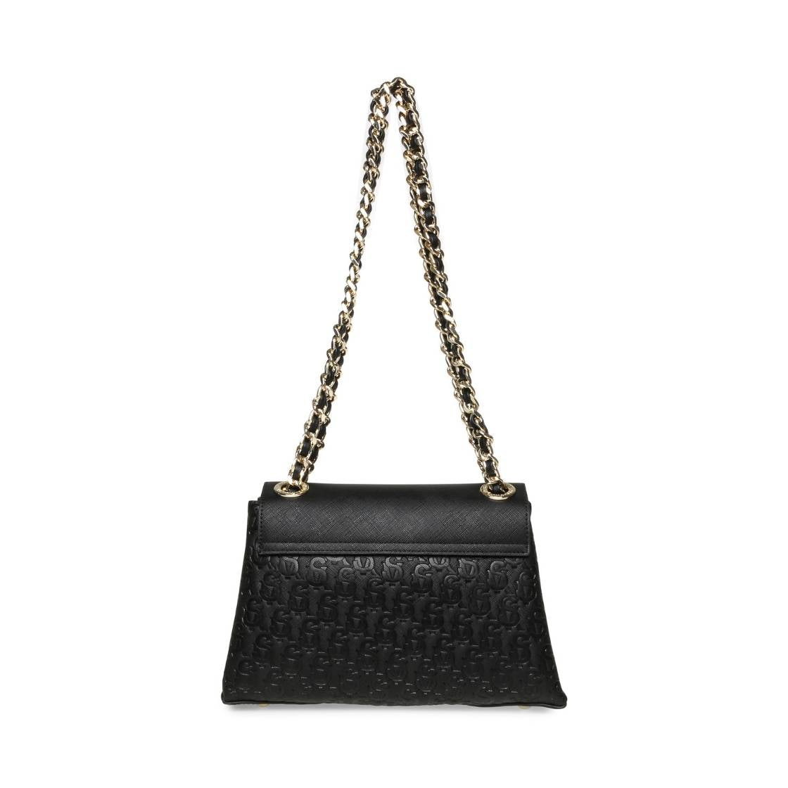 Bvolt-6 Black Gold Bolso de Hombro Negro Para Mujer