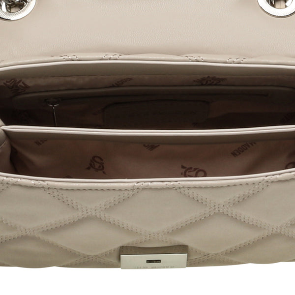 Bvolturi Taupe Shoulder Bag Beige