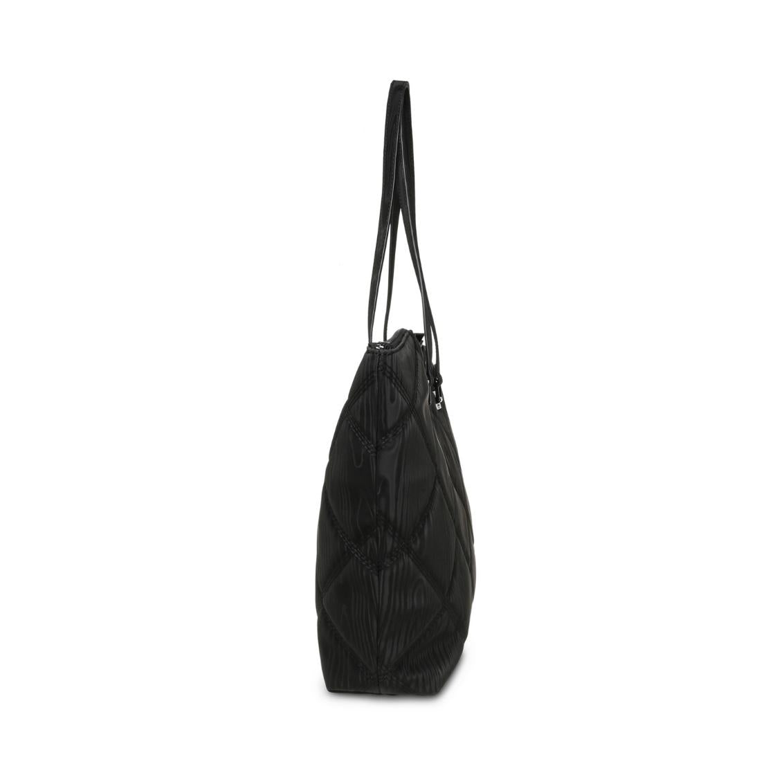 Bvuse-M Black Bolsa Tote Negra Para Mujer