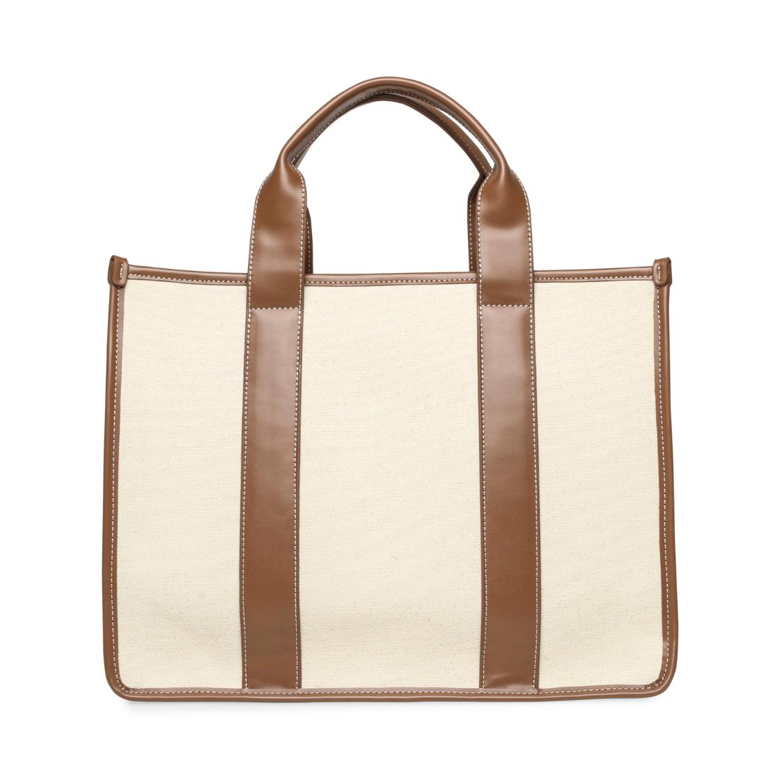 Bwebber-LGR Natural/Cognac Bolsa Tote Café Para Mujer