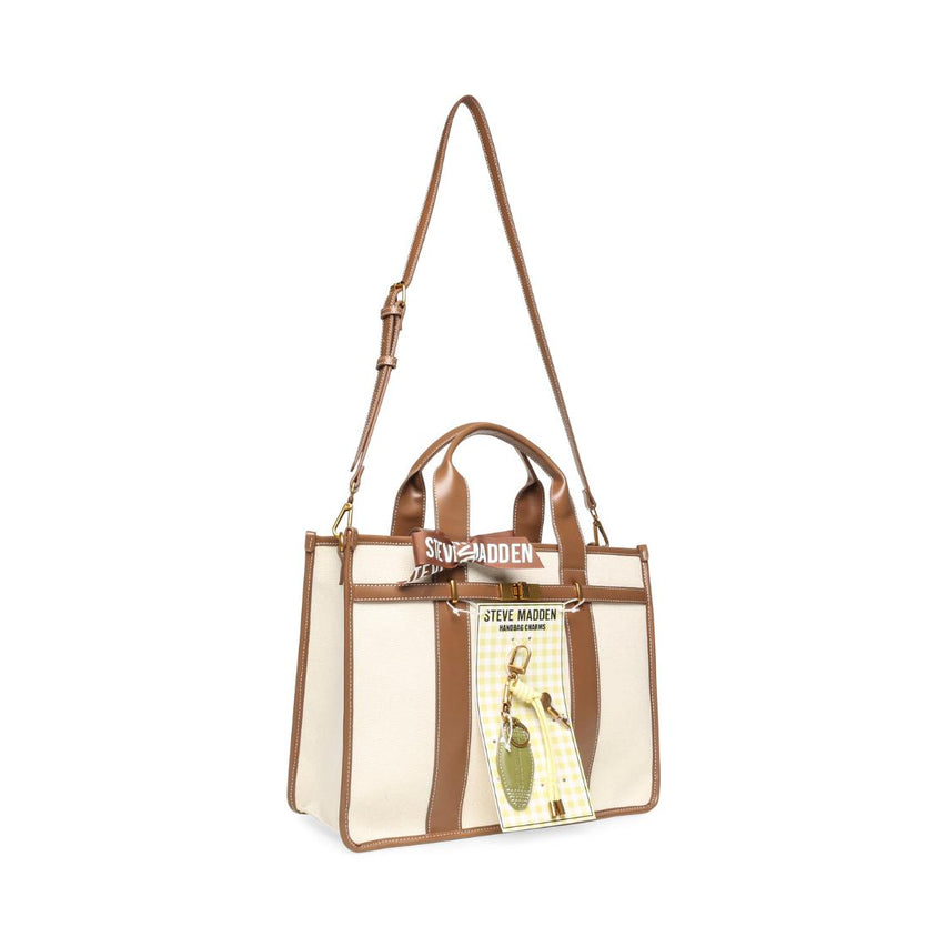 Bwebber-LGR Natural/Cognac Bolsa Tote Café