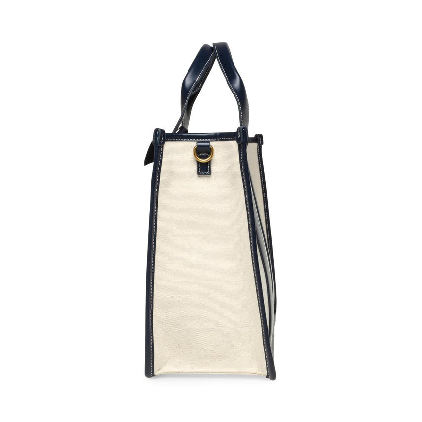 Bwebber-LRG Navy Natural Bolsa Tote Para Mujer