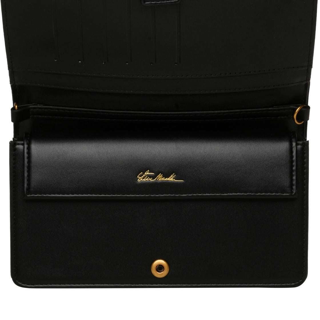 Bwhisp Black/Gold Clutch Negro Para Mujer