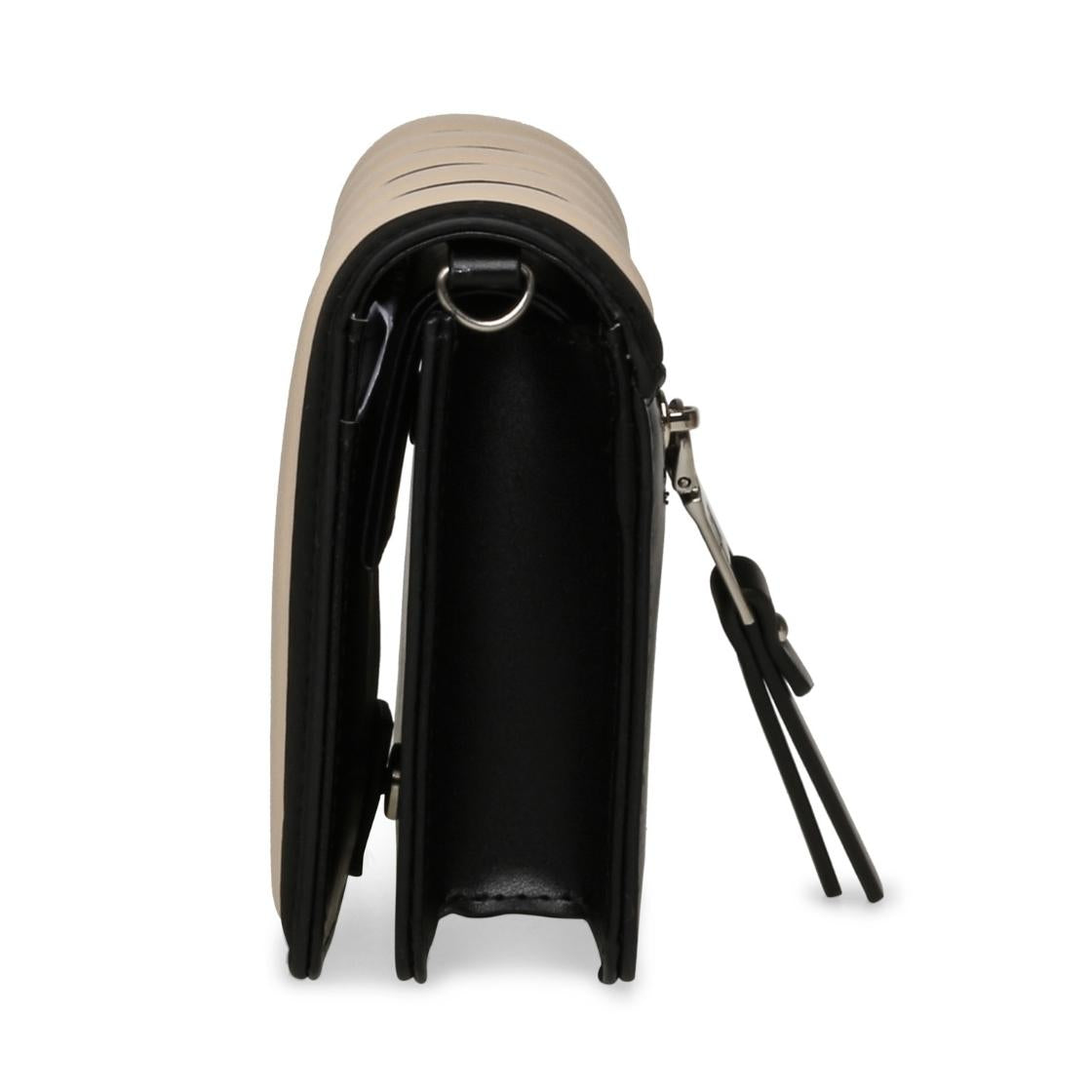 Bwhisp Black/White Bolso Clutch Blanco y Negro Para Mujer