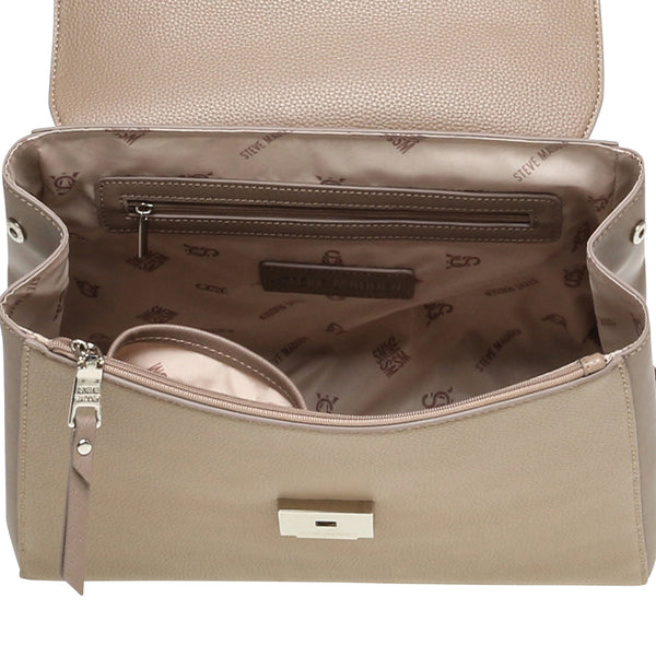 Bzaya Taupe Bolsa Crossbody Beige