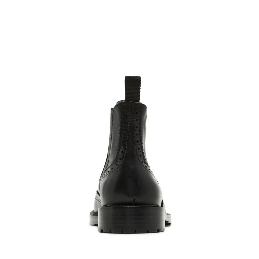 Cacto Black Leather Botines de Piel Negros para Hombre