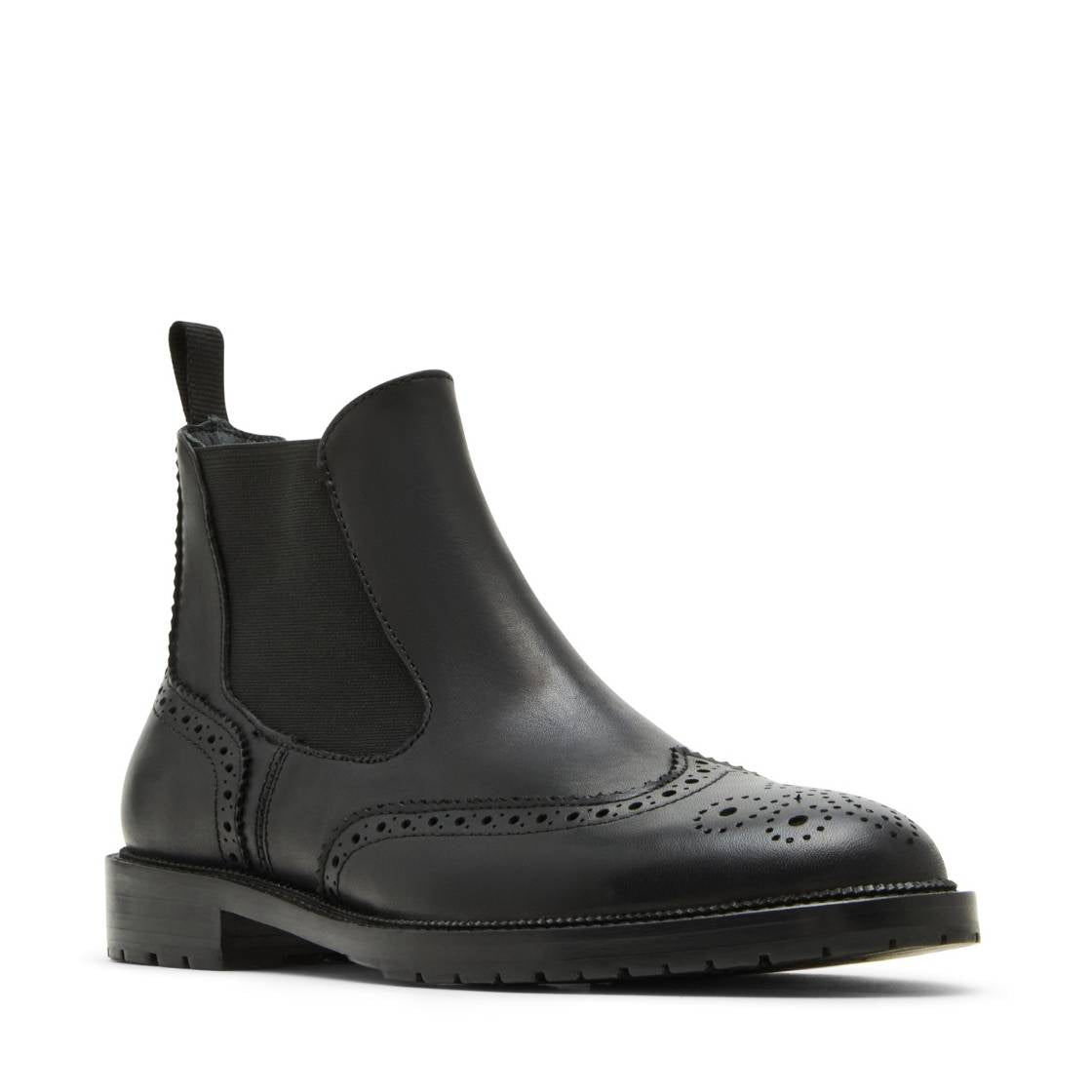 Cacto Black Leather Botines de Piel Negros