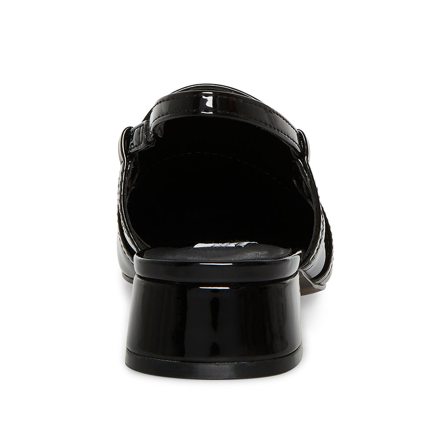 Calibri Black Patent Tacones de Charol Negros para Mujer