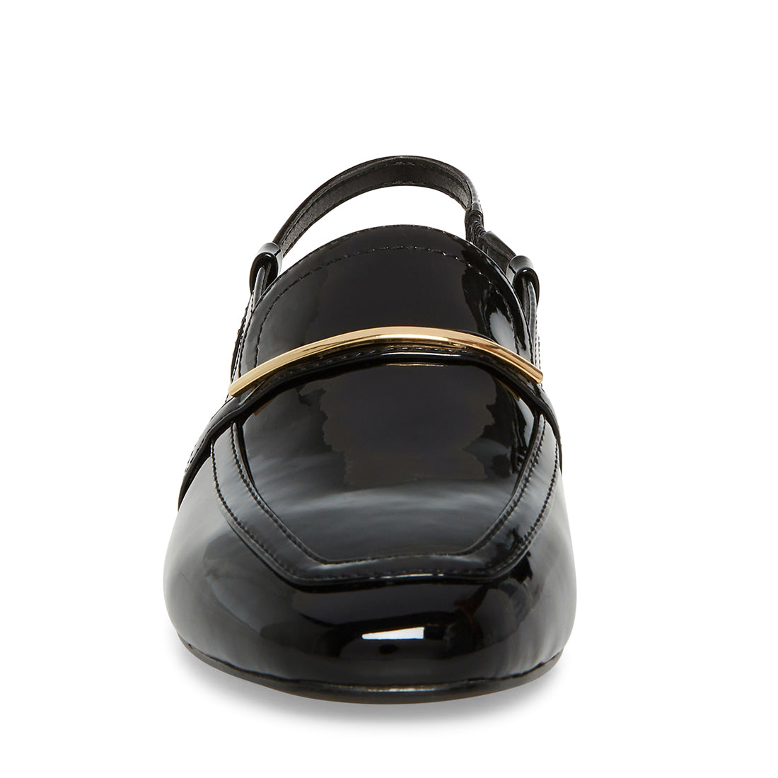 Calibri Black Patent Tacones de Charol Negros para Mujer