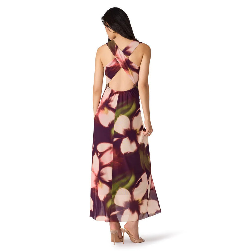 RYLEN DRESS BLURRY FLORAL