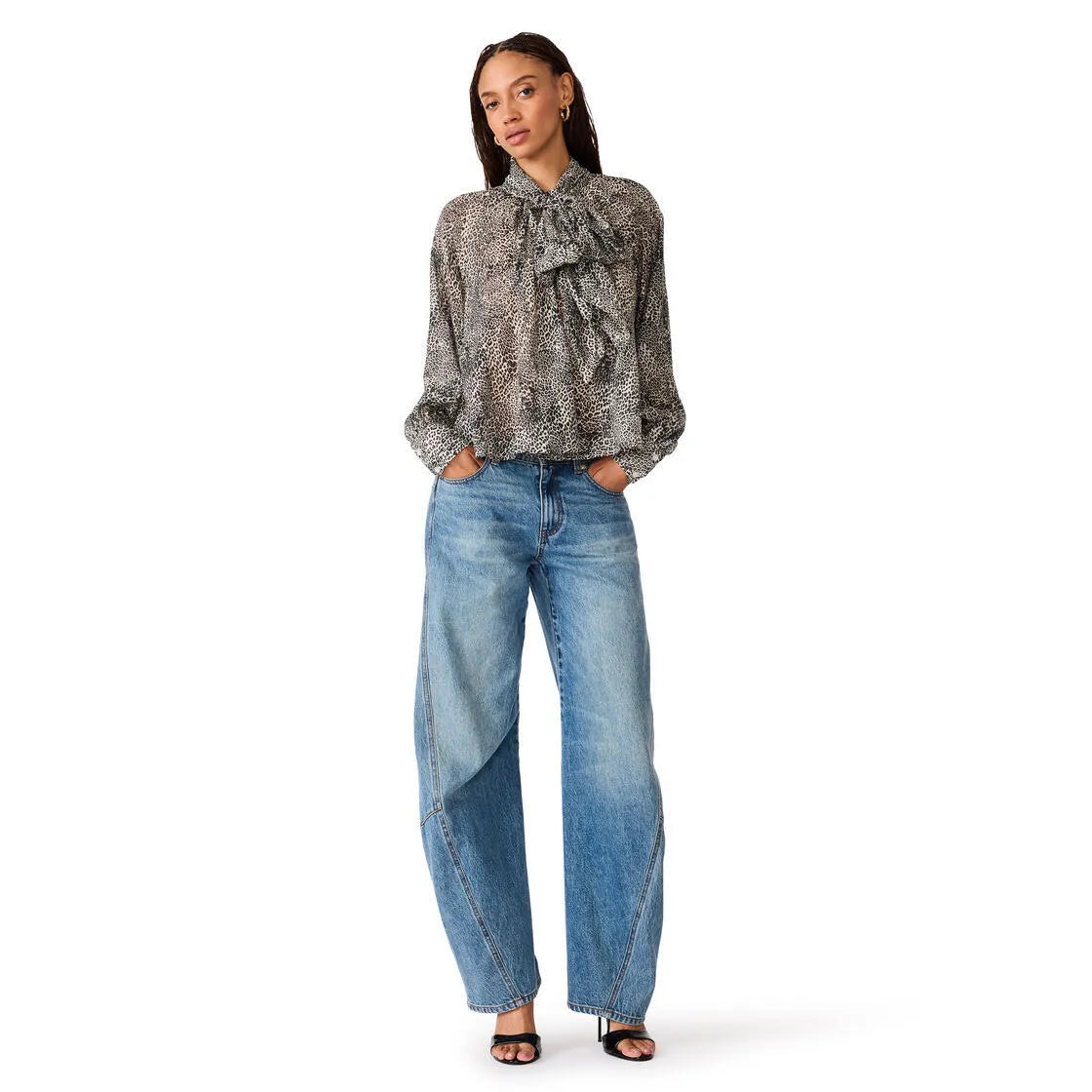 VIOLETTE TOP MEDIUM BROWN LEOPARD