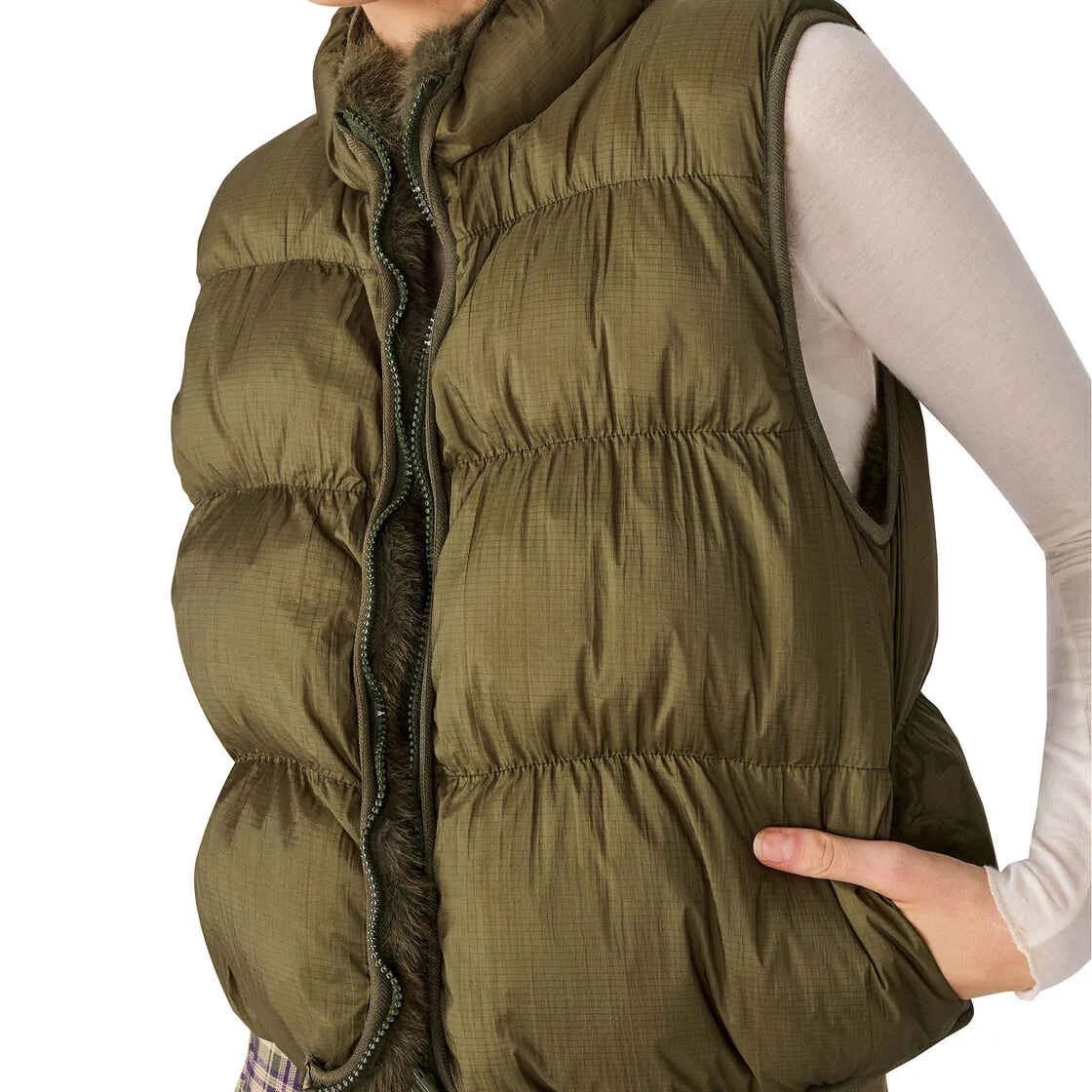 BRADY VEST DGRN - DARK OLIVE