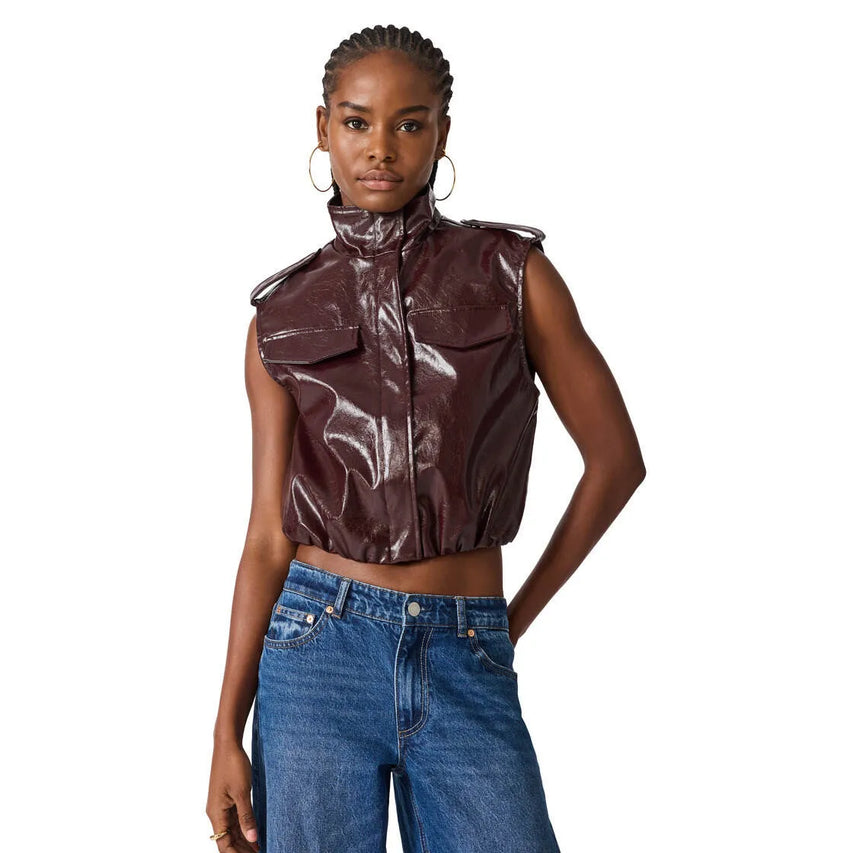 LUXIE VEST DEEP FIG