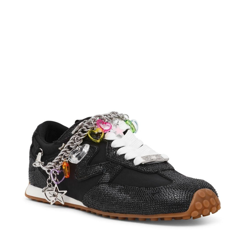 Cameos-R Black Tenis Negros con Brillo