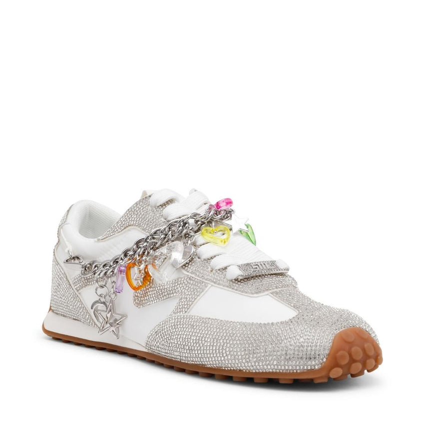 Cameos-R White Tenis Blancos con Brillo