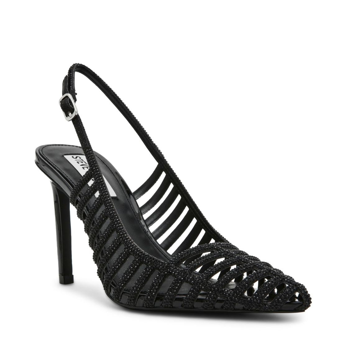 Carleigh Black Tacones con Brillos Negros