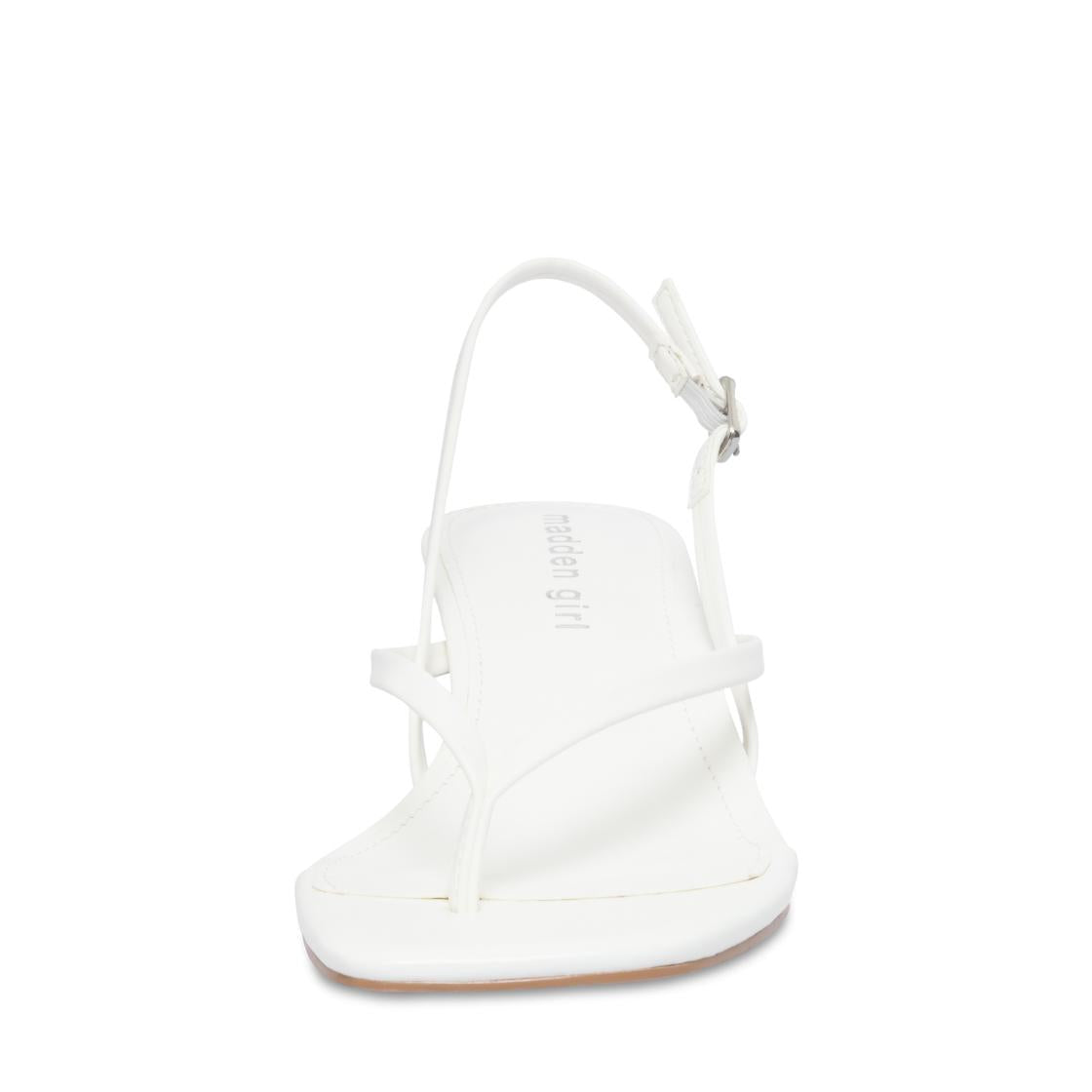 Carley White Sandalias de Tacón Para Mujer