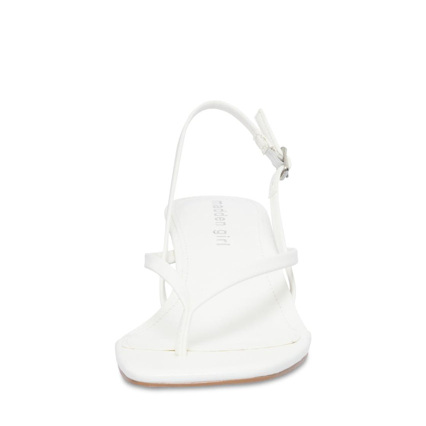 Carley White Sandalias de Tacón Para Mujer