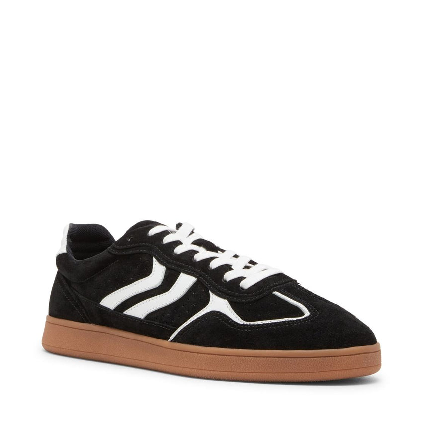 Carson Black Suede Tenis de Gamuza Negros