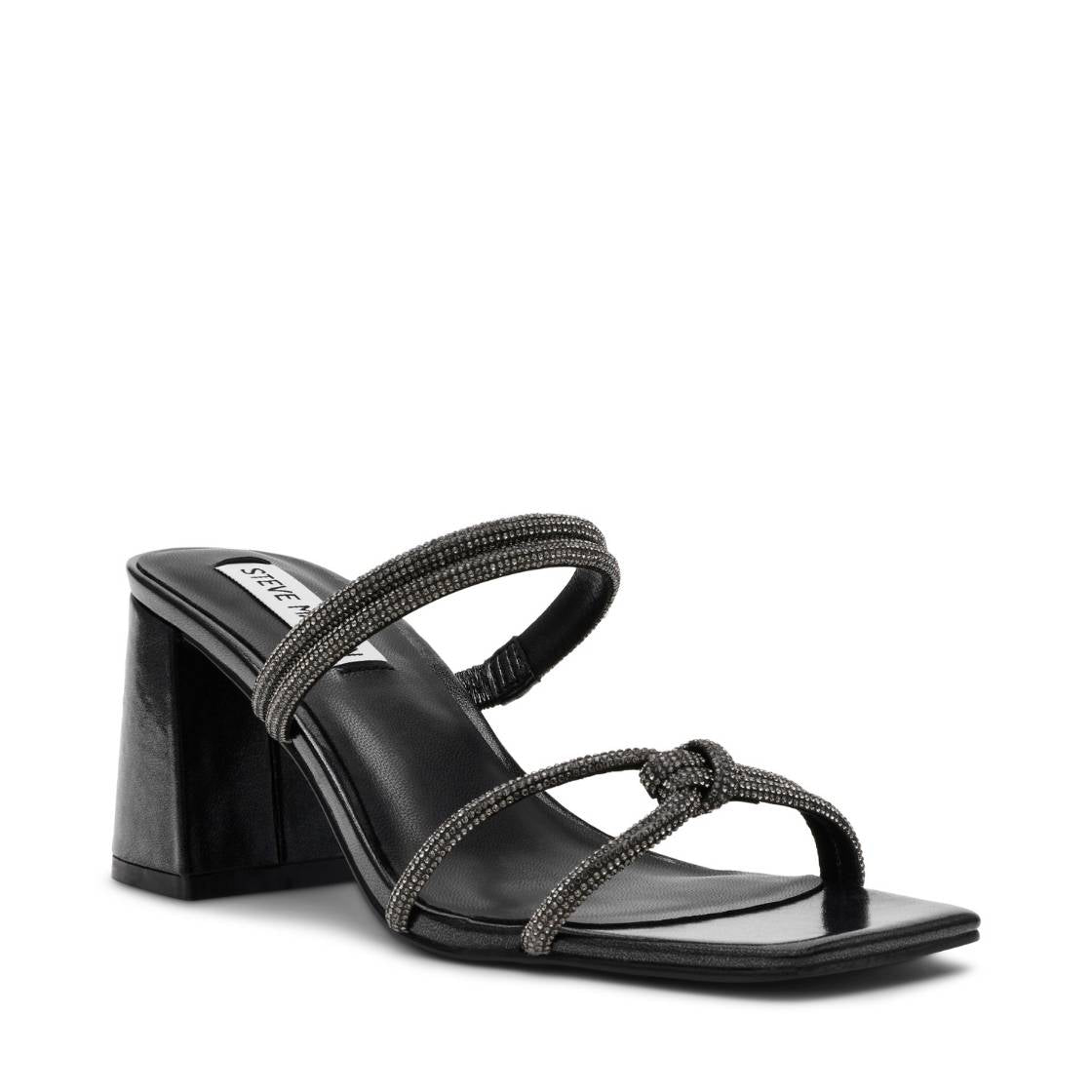 Catlyn Black Sandalias de Tacón Negras