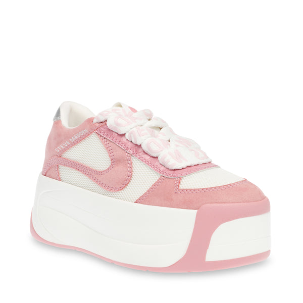 Charge-Up White Blush Tenis Blanco con Rosa