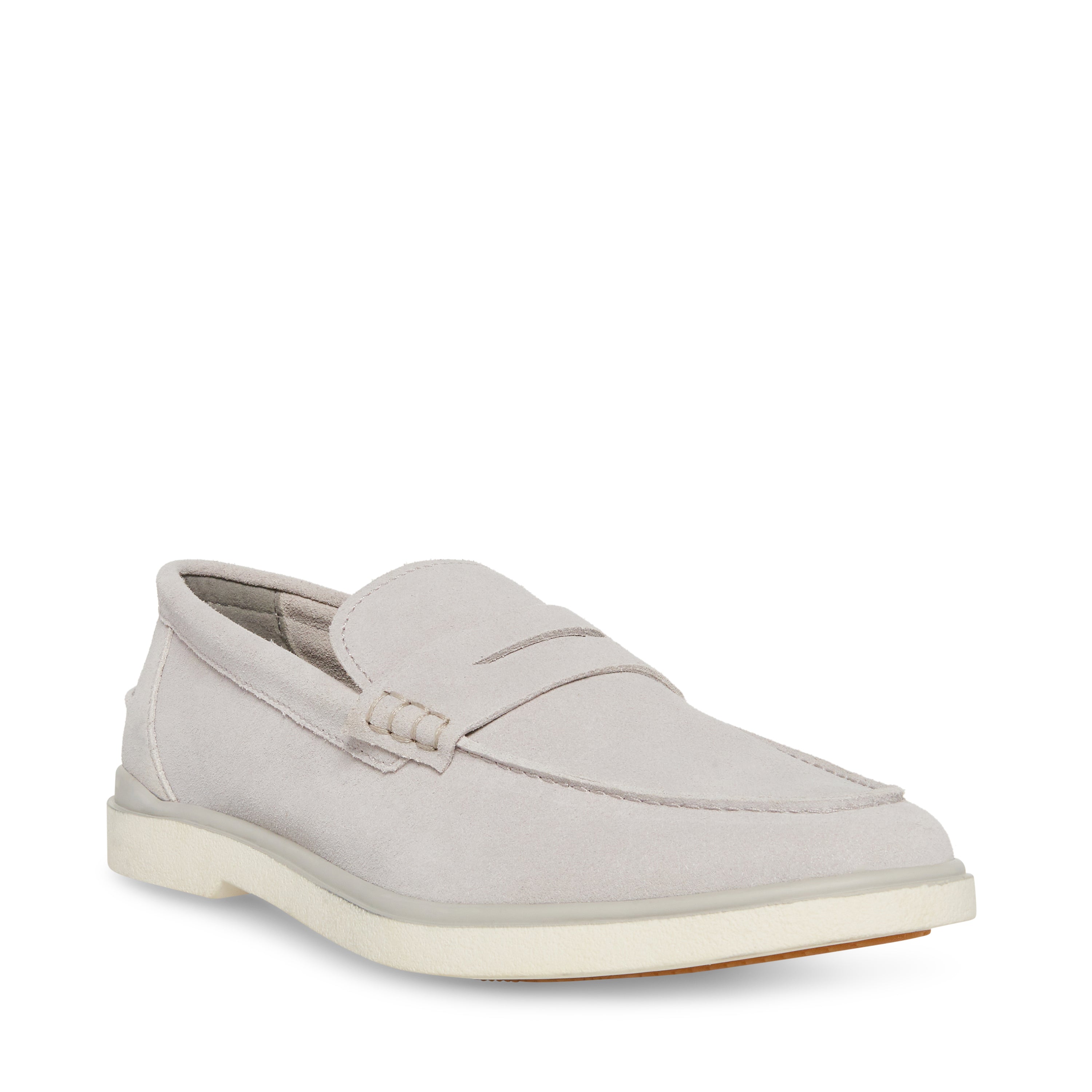 Charley Grey Suede Mocasines Casuales Grises