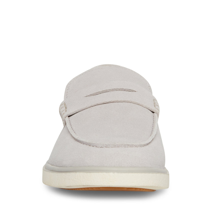 Charley Grey Suede Mocasines Casuales para Hombre