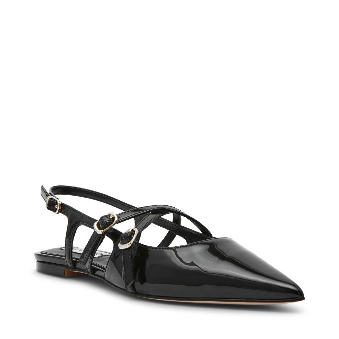Clio Black Patent Flats Negros