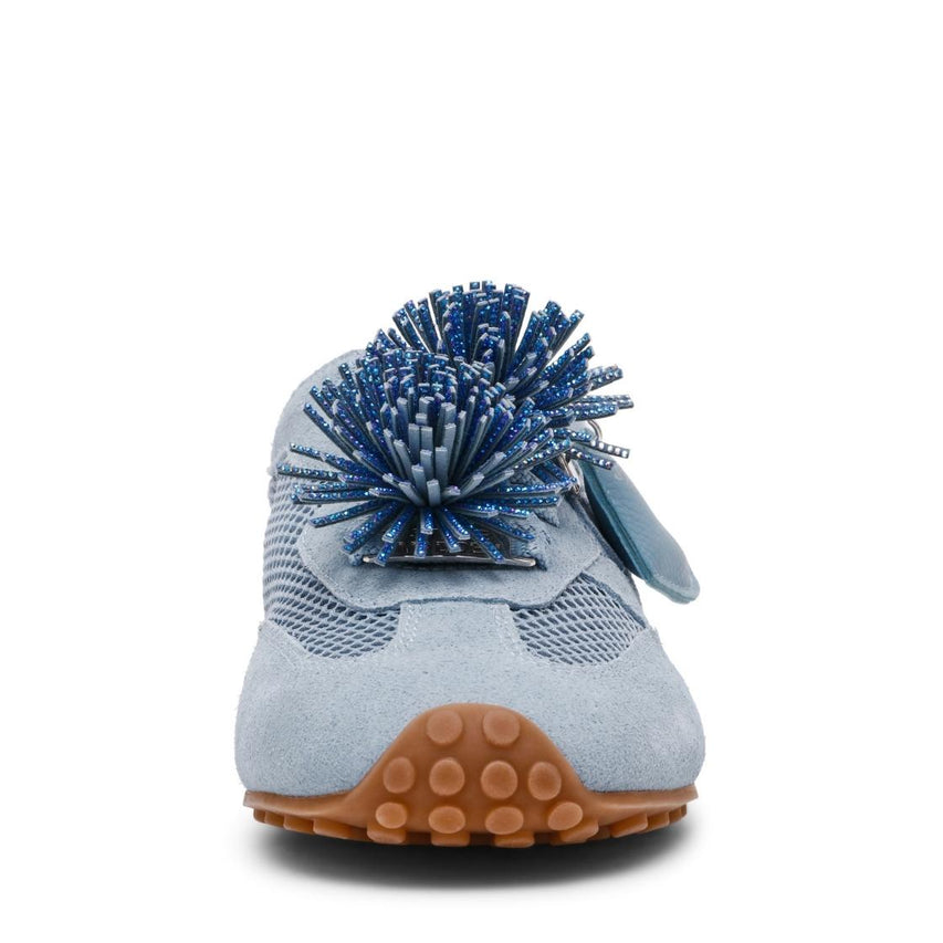 Coheart Baby Blue Suede Tenis Para Mujer
