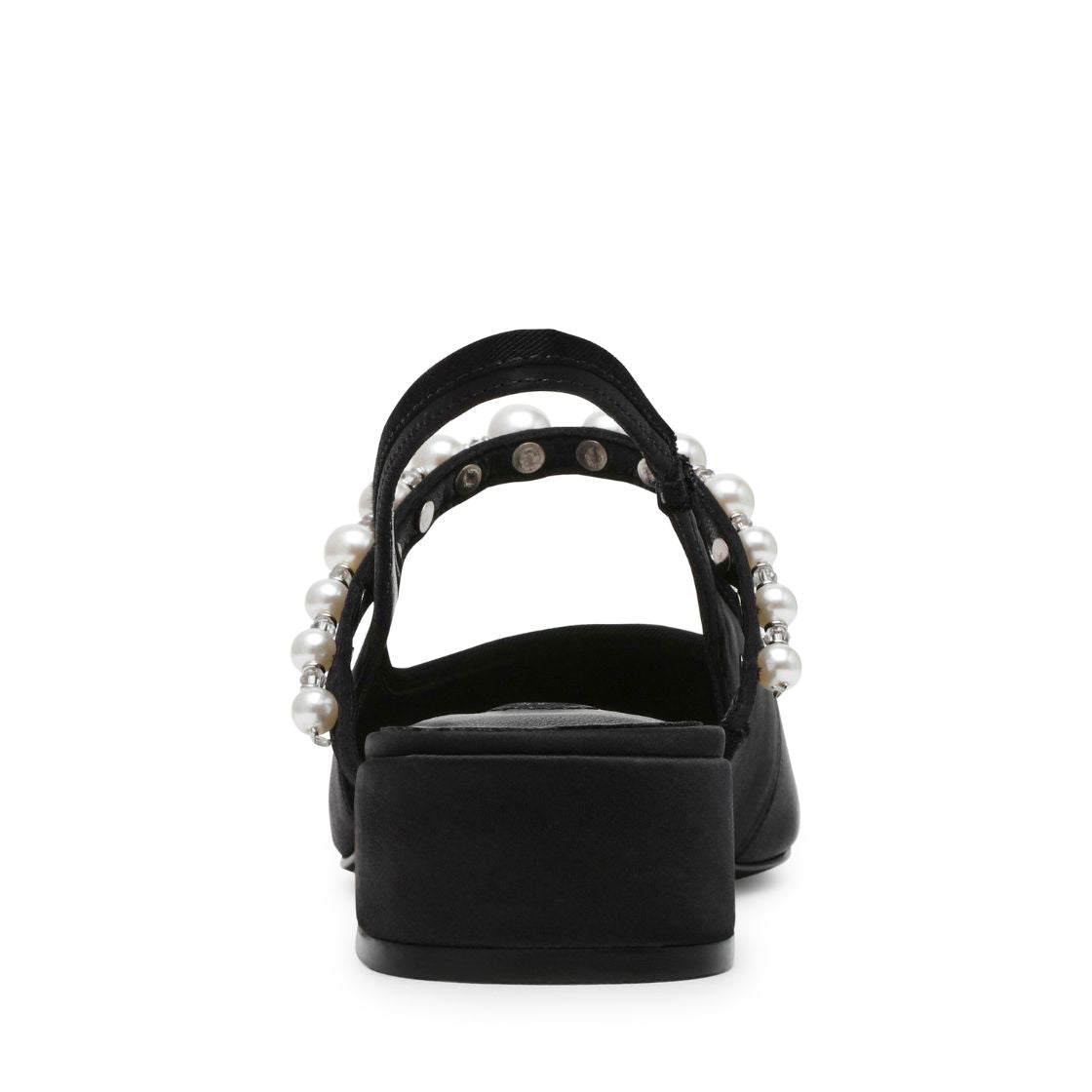 Coppelia Black Satin Flats Negros para Mujer