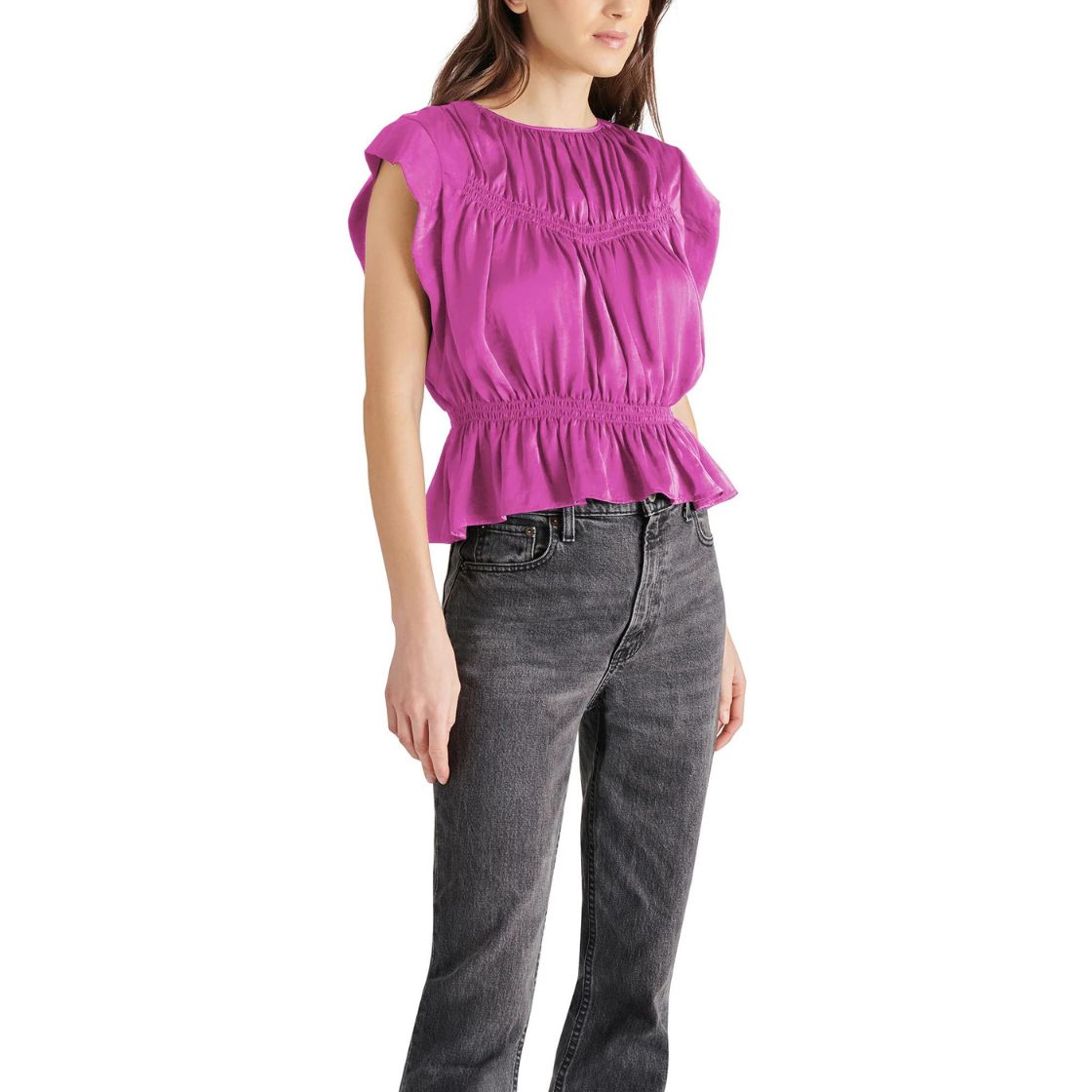 Corinne Top Radiant Orchid Top Rosa
